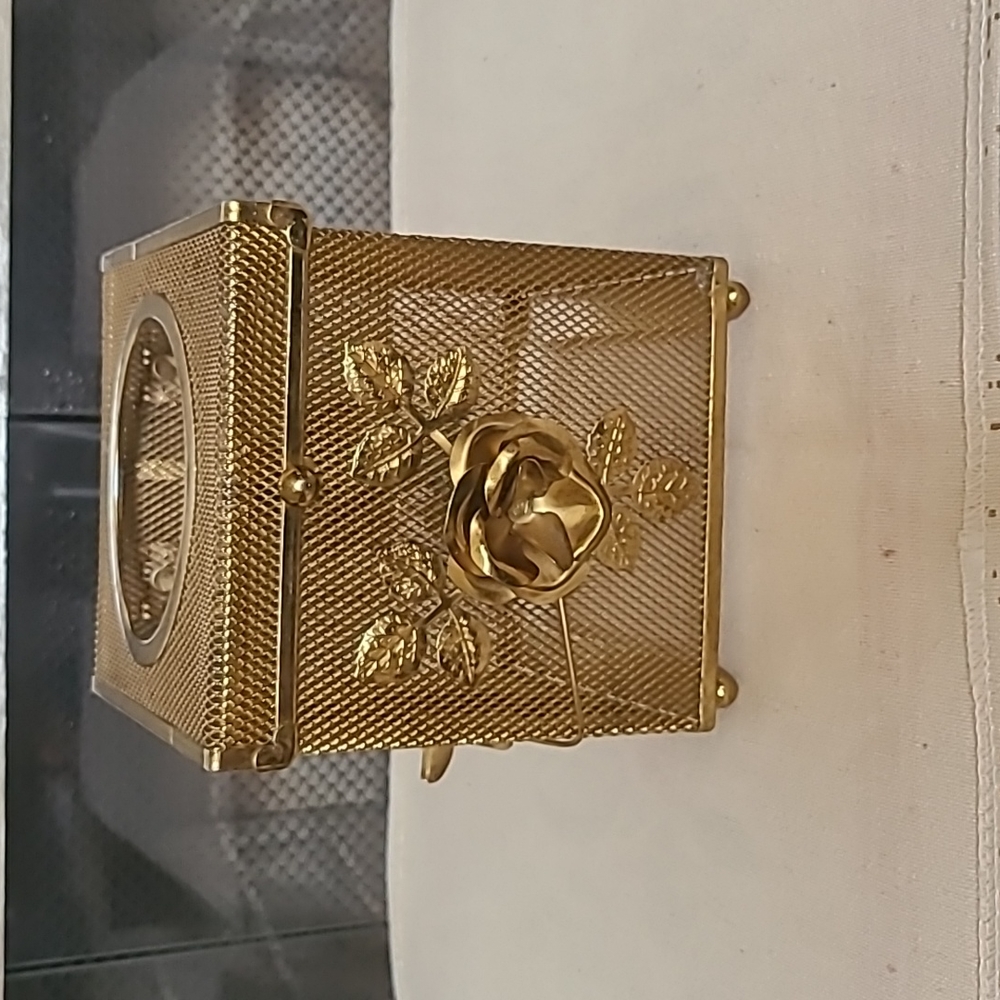 Genuine Brass Tissue Box